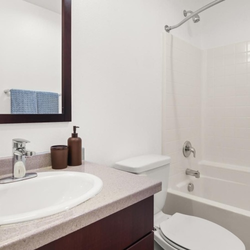 a bathroom with a sink and a bathtub